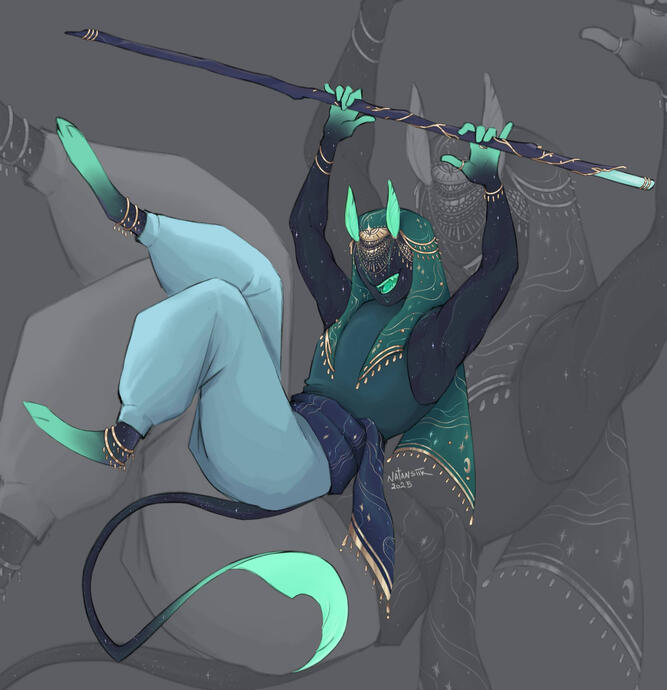 Full body color + render